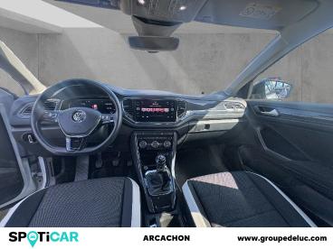 SPOTICAR Volkswagen T-roc 1.5 Tsi Evo 150ch Carat Occasion - Suv-4x4 Essence White Silver/noir - La Teste De Buch - 1204013241_3