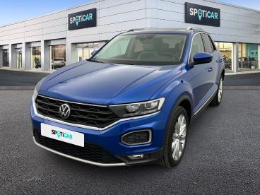 SPOTICAR Volkswagen T-roc 2.0 Tdi 150 Start/stop Dsg7 Carat Exclusive Occasion - Suv-4x4 Diesel Ravenna Blue Metallic - Pantin - 1204123659_1