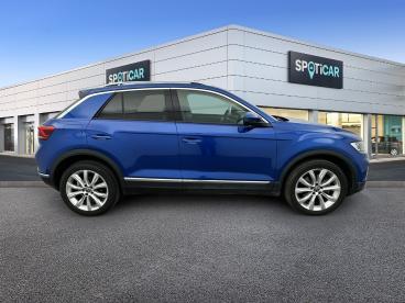 SPOTICAR Volkswagen T-roc 2.0 Tdi 150 Start/stop Dsg7 Carat Exclusive Occasion - Suv-4x4 Diesel Ravenna Blue Metallic - Pantin - 1204123659_4