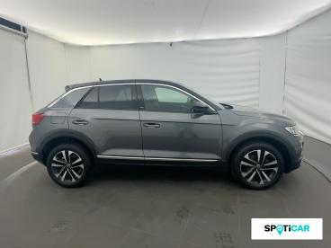 SPOTICAR Volkswagen T-roc 1.0 Tsi 110ch Lounge Occasion - Suv-4x4 Essence Gris Indium/noir - Grenoble - 1204159113_4