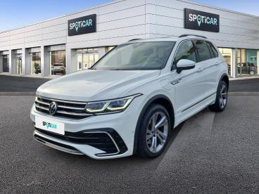 SPOTICAR Volkswagen Tiguan 1.4 Ehybrid 245ch R-line Dsg6 Occasion - Suv-4x4 Hybride Rechargeable Blanc - Beaurains - 1203674424_1