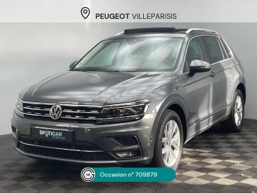 SPOTICAR Volkswagen Tiguan 1.4 Tsi Act 150 Bmt Dsg6 Carat Occasion - Suv-4x4 Essence Gris Fonce - Villeparisis - 1203733607_1