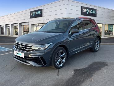 SPOTICAR Volkswagen Tiguan 1.4 Ehybrid 245ch Dsg6 R-line Exclusive Occasion - Suv-4x4 Hybride Rechargeable Dolphin Gray Metallic - Toulouse - 1203793886_1
