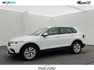 SPOTICAR Volkswagen Tiguan 1.4 Ehybrid 245ch Elegance Dsg6 Occasion - Suv-4x4 Hybride Rechargeable Blanc Pur - Bias - 1203862553_1