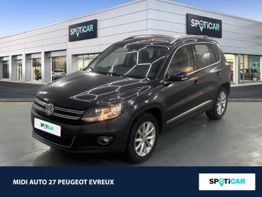SPOTICAR Volkswagen Tiguan 1.4 Tsi 150ch Bluemotion Technology Match Occasion - Suv-4x4 Essence Gris Urano - Normanville - 1204221089_1