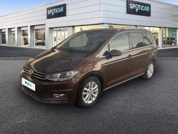 SPOTICAR Volkswagen Touran 2.0 Tdi 150ch Bluemotion Technology Fap Carat 5 Pl Occasion - Monospace Diesel Brun Noisette - Yutz - 1203789001_1