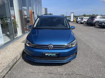 SPOTICAR Volkswagen Touran 1.2 Tsi 110 Carat Bmt 7 Places Occasion - Monospace Essence Bleu - Cremieu - 1203998087_2