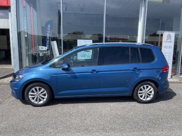 SPOTICAR Volkswagen Touran 1.2 Tsi 110 Carat Bmt 7 Places Occasion - Monospace Essence Bleu - Cremieu - 1203998087_3
