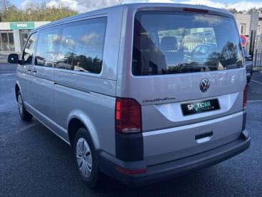 SPOTICAR Volkswagen Transporter L2h1 2.0 Tdi 110ch Vitre Business 9 Places Occasion - Utilitaire Diesel Gris Indium Métallisée - Pont L'abbe - 1203762248_5
