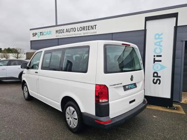 SPOTICAR Volkswagen Transporter Transporteur Kombi L1h1 2.0 Tdi 150 9 Places Occasion - Utilitaire Diesel Blanc - Caudan - 1203874003_2