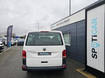 SPOTICAR Volkswagen Transporter Transporteur Kombi L1h1 2.0 Tdi 150 9 Places Occasion - Utilitaire Diesel Blanc - Caudan - 1203874003_4