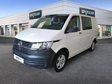 SPOTICAR Volkswagen Transporter 6.1 Van L1h1 Cab Repliable 2.0 Tdi 150 Bvm6 Busine Occasion - Utilitaire Diesel Blanc - Coutances - 1203951153_1