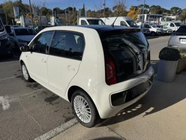 SPOTICAR Volkswagen Up 1.0 60ch Move Up! 5p Occasion - Berline Essence Blanc Candy - Marseille - 1203776876_5