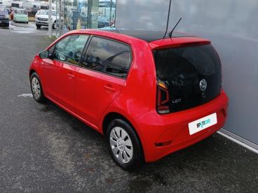 SPOTICAR Volkswagen Up 1.0 75ch Bluemotion Technology Up! Connect 5p Euro Occasion - Berline Essence Rouge Tornado Toit Noir - Morlaix Cedex - 1203902186_3