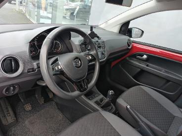 SPOTICAR Volkswagen Up 1.0 75ch Bluemotion Technology Up! Connect 5p Euro Occasion - Berline Essence Rouge Tornado Toit Noir - Morlaix Cedex - 1203902186_5