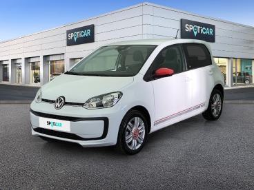 SPOTICAR Volkswagen Up 1.0 65 Bluemotion Technology Bvm5 Beats Audio Occasion - Berline Essence Blanc - Perpignan - 1204033404_1