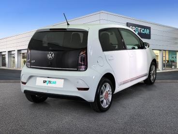SPOTICAR Volkswagen Up 1.0 65 Bluemotion Technology Bvm5 Beats Audio Occasion - Berline Essence Blanc - Perpignan - 1204033404_2