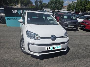 SPOTICAR Volkswagen Up 1.0 75ch Move Up! 5p Occasion - Citadine Essence Blanc Candy - Chambourcy - 1204101512_1