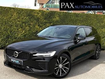 SPOTICAR Volvo V60 T6 Awd 253+145ch Ultra Style Dark Geartronic 8 Occasion - Break Hybride Rechargeable Noir Onyx Métallisé - Saint-cloud - 1203926593_1