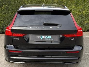 SPOTICAR Volvo V60 T6 Awd 253+145ch Ultra Style Dark Geartronic 8 Occasion - Break Hybride Rechargeable Noir Onyx Métallisé - Saint-cloud - 1203926593_4