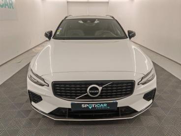 SPOTICAR Volvo V60 T6 Awd 253 + 87ch R-design Geartronic Occasion - Break Hybride Rechargeable Blanc Glace - Aubiere - 1203989899_2
