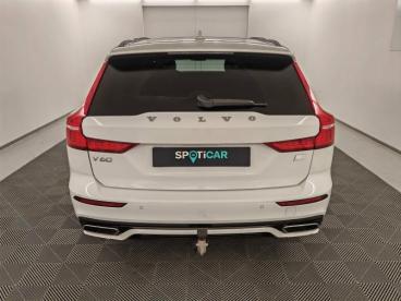 SPOTICAR Volvo V60 T6 Awd 253 + 87ch R-design Geartronic Occasion - Break Hybride Rechargeable Blanc Glace - Aubiere - 1203989899_5