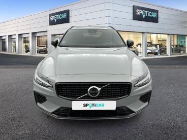 SPOTICAR Volvo V60 T6 Hybride Rechargeable 253 Ch + 145 Ch Awd Geartr Occasion - Break Hybride Rechargeable Vapour Grey - Les Ulis - 1204058972_2