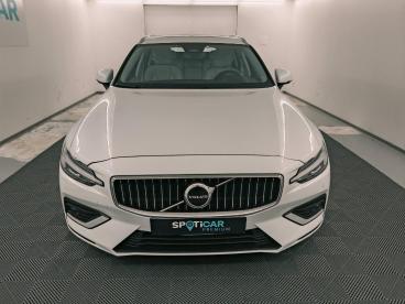 SPOTICAR Volvo V60 B4 197ch Ultimate Style Dark Geartronic 8 Occasion - Break Hybride Blanc Cristal Métallisé - Aubiere - 1204153390_2