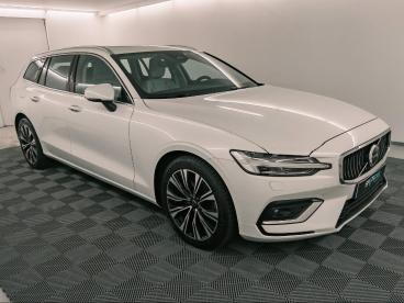 SPOTICAR Volvo V60 B4 197ch Ultimate Style Dark Geartronic 8 Occasion - Break Hybride Blanc Cristal Métallisé - Aubiere - 1204153390_3