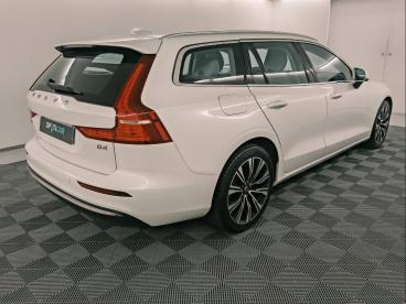 SPOTICAR Volvo V60 B4 197ch Ultimate Style Dark Geartronic 8 Occasion - Break Hybride Blanc Cristal Métallisé - Aubiere - 1204153390_4