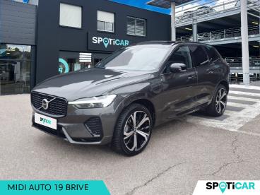 SPOTICAR Volvo Xc60 T6 Awd 253 + 145ch Plus Style Dark Geartronic Occasion - Suv-4x4 Hybride Rechargeable Noir Onyx Métallisé - Brive La Gaillarde - 1203768796_1