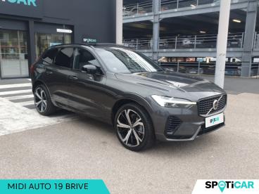 SPOTICAR Volvo Xc60 T6 Awd 253 + 145ch Plus Style Dark Geartronic Occasion - Suv-4x4 Hybride Rechargeable Noir Onyx Métallisé - Brive La Gaillarde - 1203768796_3