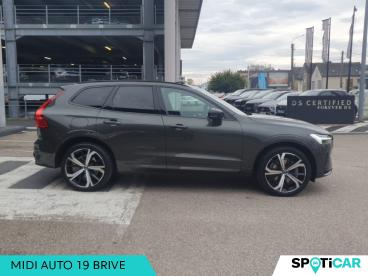 SPOTICAR Volvo Xc60 T6 Awd 253 + 145ch Plus Style Dark Geartronic Occasion - Suv-4x4 Hybride Rechargeable Noir Onyx Métallisé - Brive La Gaillarde - 1203768796_4