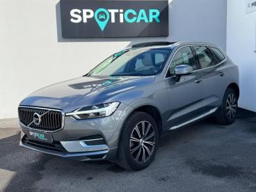 SPOTICAR Volvo Xc60 B5 Adblue Awd 235ch Inscription Luxe Geartronic Occasion - Suv-4x4 Hybride Gris Épicéa - Quimper - 1204019691_1