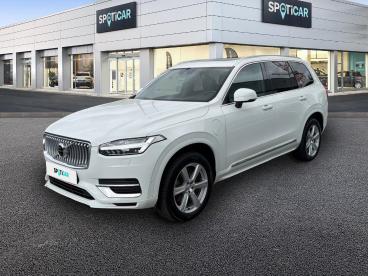 SPOTICAR Volvo Xc90 T8 Awd 303 + 87ch Momentum Geartronic Occasion - Suv-4x4 Hybride Rechargeable Blanc Glace - Dunkerque - 1204134215_1