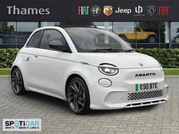SPOTICAR Abarth 500e 500 E 42kwh Turismo Auto 2dr Used Car - Saloon Electric White - Slough - 1200540675_1