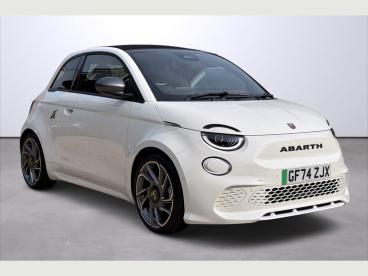 SPOTICAR Abarth 500e 500 E 42kwh Auto 2dr Used Car - Saloon Electric White - Uckfield - 1200624878_1
