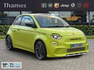 SPOTICAR Abarth 500e 42kwh Auto 3dr Used Car - Saloon Electric Green - Slough - 1200557707_1