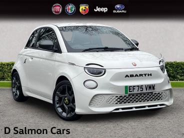 SPOTICAR Abarth 500e 42kwh Auto 3dr Used Car - Saloon Electric White - Colchester - 1200575703_1