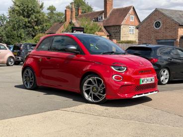 SPOTICAR Abarth 500e 42kwh Turismo Auto 3dr Used Car - Saloon Electric Red - Warwick - 1200621283_1