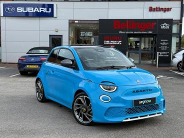 SPOTICAR Abarth 500e 42kwh Turismo Auto 3dr Used Car - Saloon Electric Blue - Wantage - 1200631961_1