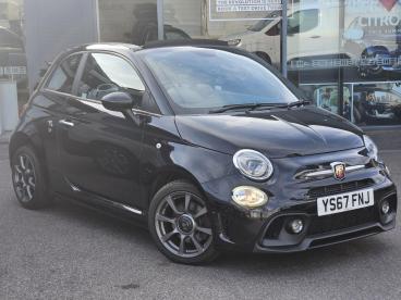 SPOTICAR Abarth 595c 1.4 T-jet Cabrio Euro 6 2dr Used Car - Convertible Petrol Black - Watford - 1200548888_1