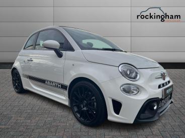 SPOTICAR Abarth 595c 1.4 T-jet F595 Pista Cabrio Euro 6 2dr Used Car - Convertible Petrol White - Corby - 1200555865_1