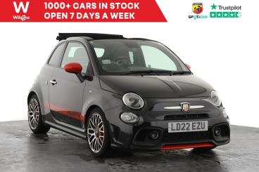 SPOTICAR Abarth 595c 1.4 T-jet Turismo Cabrio Euro 6 2dr Used Car - Convertible Petrol Black - Epsom - 1200579113_1