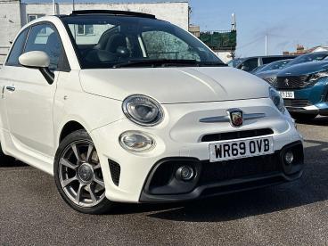 SPOTICAR Abarth 595c 1.4 T-jet 70th Cabrio Euro 6 2dr Used Car - Convertible Petrol White - Poole - 1200581030_3