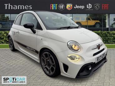 SPOTICAR Abarth 595c 1.4 T-jet Turismo 70th Cabrio Euro 6 2dr Used Car - Convertible Petrol White - Slough - 1200589100_1