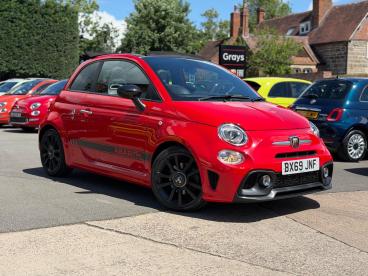 SPOTICAR Abarth 595c 1.4 T-jet Turismo 70th Cabrio Euro 6 2dr Used Car - Convertible Petrol Red - Warwick - 1200606923_1