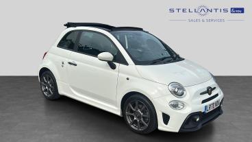 SPOTICAR Abarth 595c 1.4 T-jet 70th Cabrio Euro 6 2dr Used Car - Convertible Petrol White - Leicester - 1200611395_1