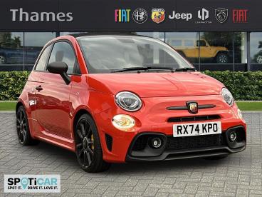 SPOTICAR Abarth 695c 1.4 T-jet Turismo Cabrio Auto Euro 6 2dr Used Car - Saloon Petrol Orange - Slough - 1200540674_1