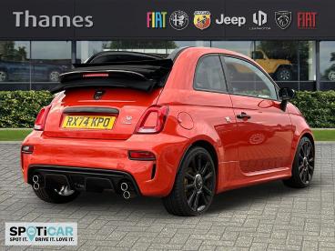 SPOTICAR Abarth 695c 1.4 T-jet Turismo Cabrio Auto Euro 6 2dr Used Car - Saloon Petrol Orange - Slough - 1200540674_3